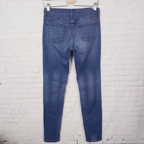 Kancan Premier Skinny Jeans Size 27 Waist Medium Blue Wash Rayon Cotton Stretch - Picture 6 of 9